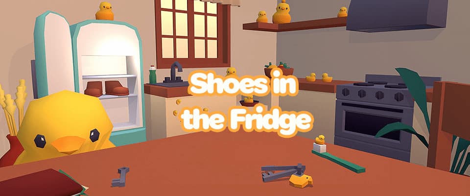 Shoes in the Fridge banner